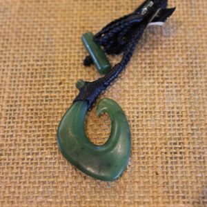 Jade Fish Hook Pendant