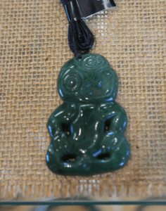 Jade Tiki Pendant