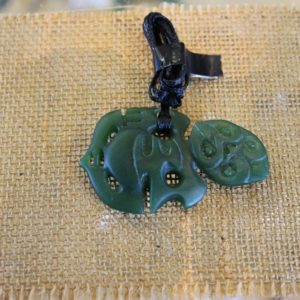 Tiki Pendant - Pounamu Jade Carving