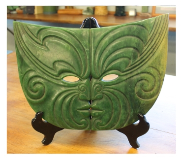 Carved Heads Pounamu Traditional Jade - Hokitika NZ
