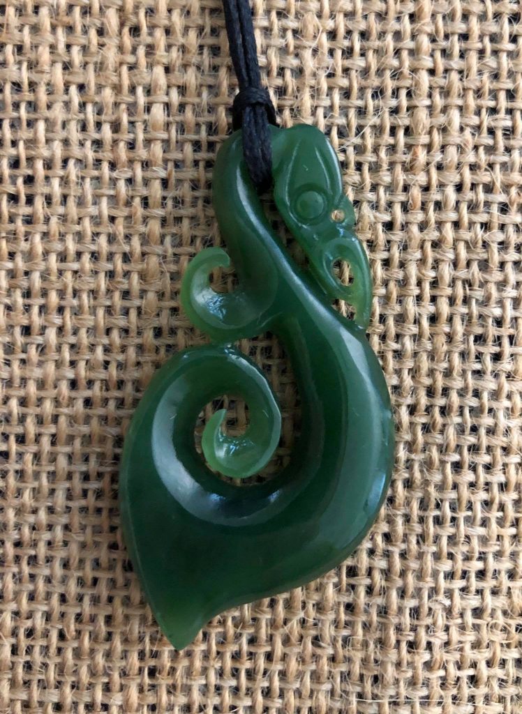 Manaia/Hook/Koru - Traditional Jade