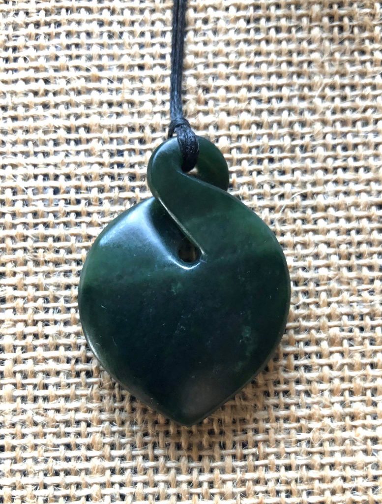 Twist Pendant Traditional Jade
