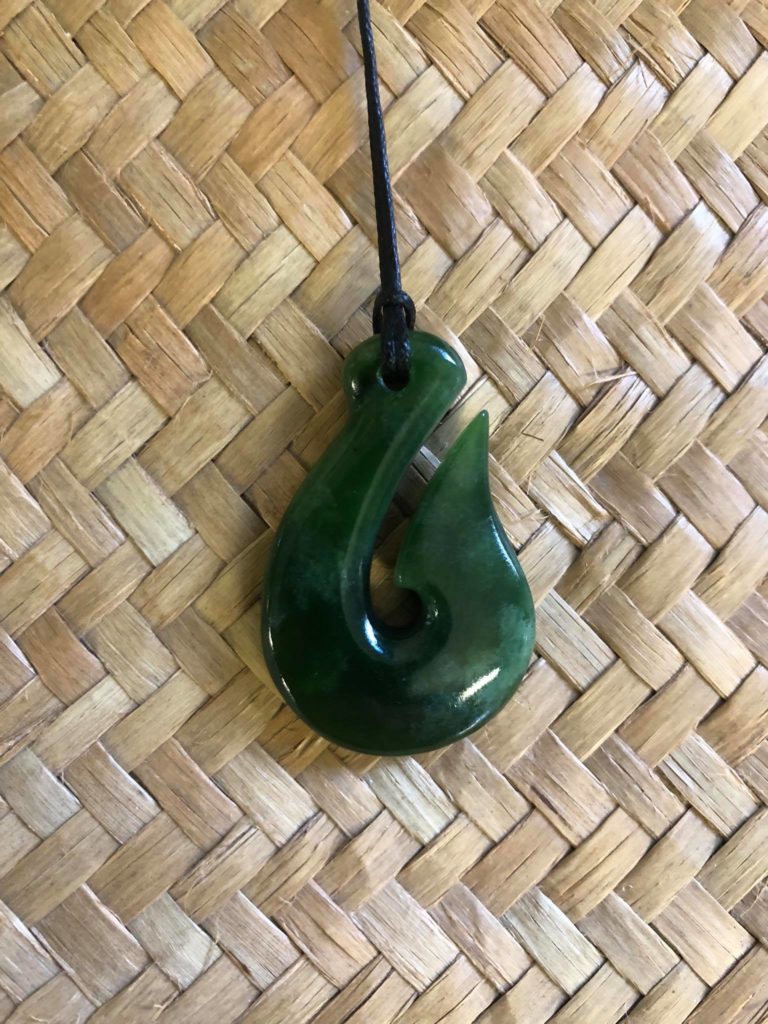 Hei Matau (Fish Hook) - Traditional Jade